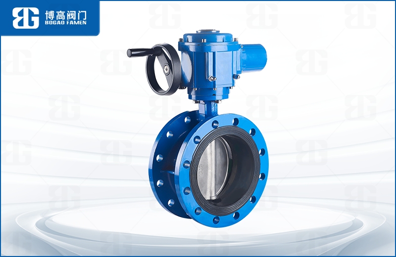 電動法蘭(lán)中線蝶閥(fa)