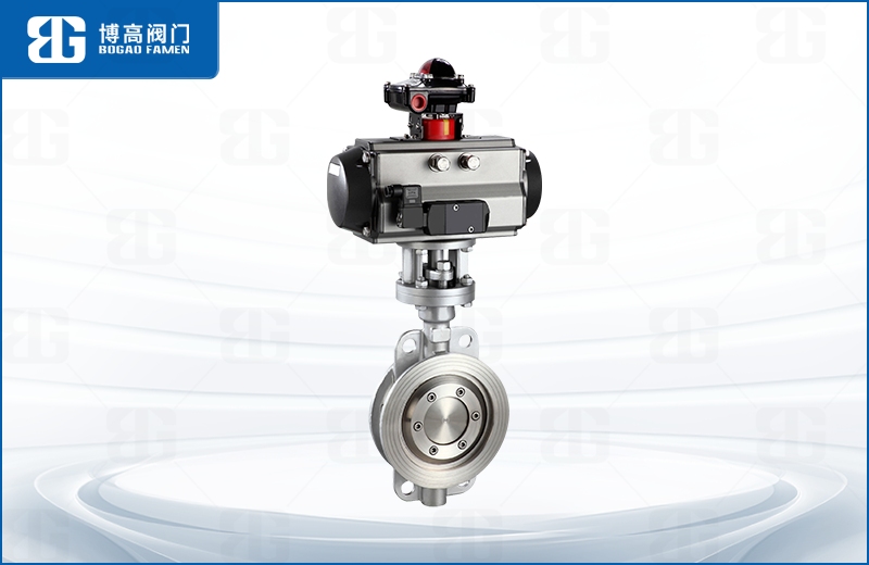 氣動(dong)硬密封對(duì)夾蝶閥