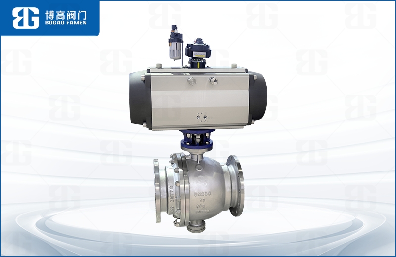 氣動不鏽鋼固(gu)定式球閥